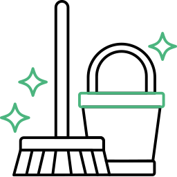 Pictogramme colocation ménage